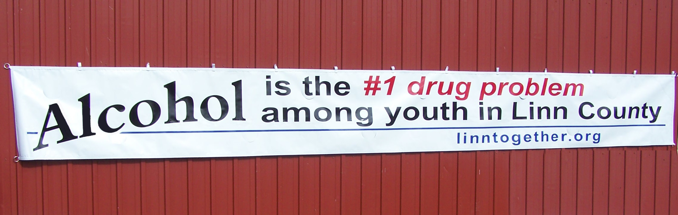 Alcohol Abuse banner by Bason Signs
